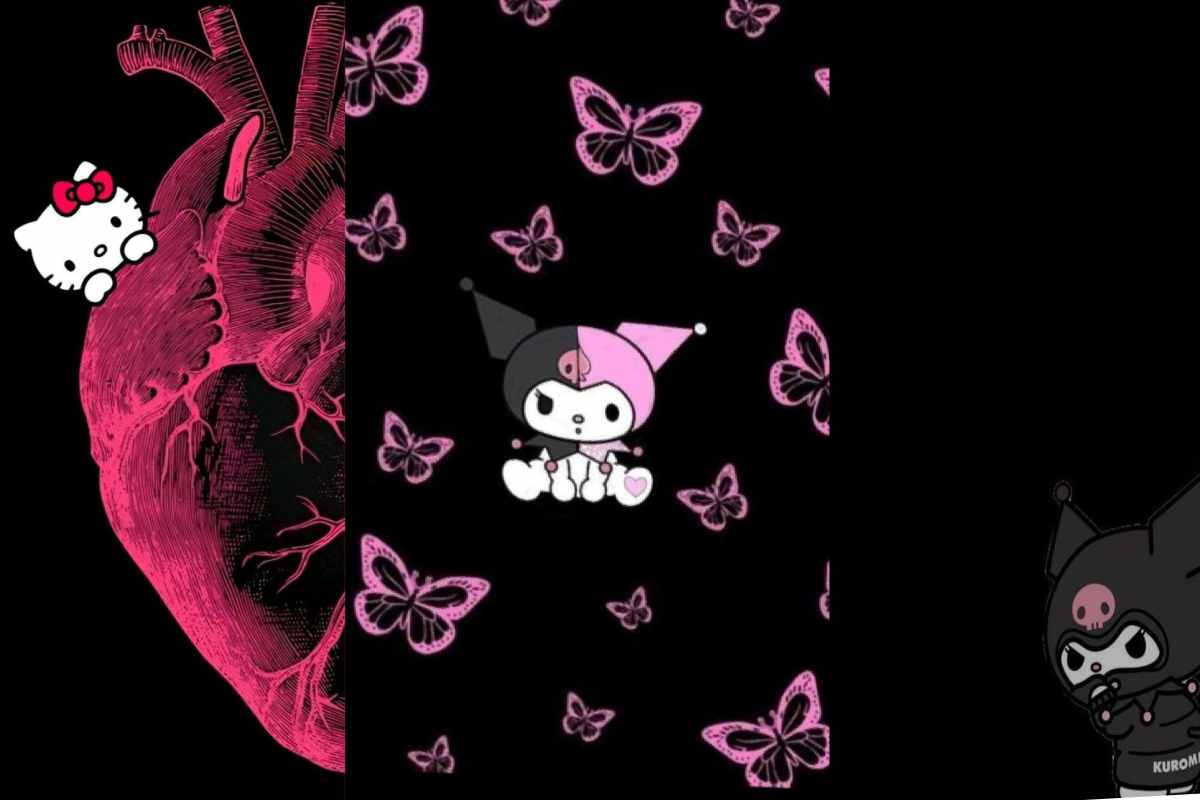 Cute My Melody And Kuromi Wallpaper