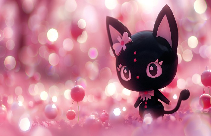 Cute My Melody and Kuromi Wallpaper