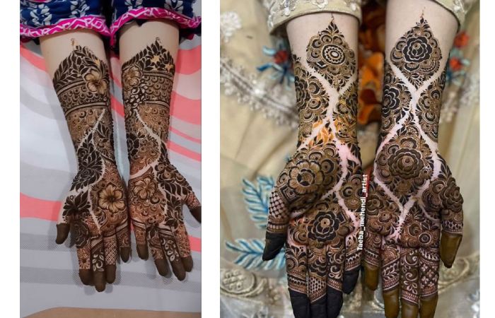 Attractive Pakistani Front Hand Mehndi Design (3)