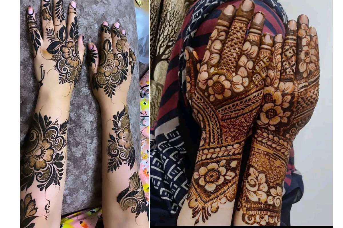 Attractive Pakistani Front Hand Mehndi Design