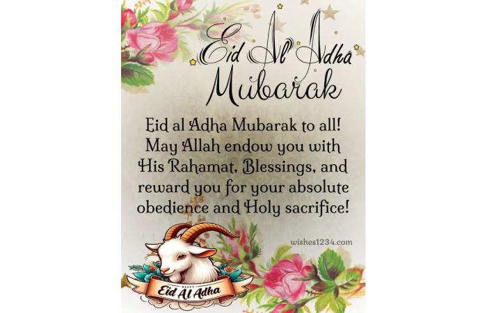 Eid Ul Adha Mubarak Wishes Images 