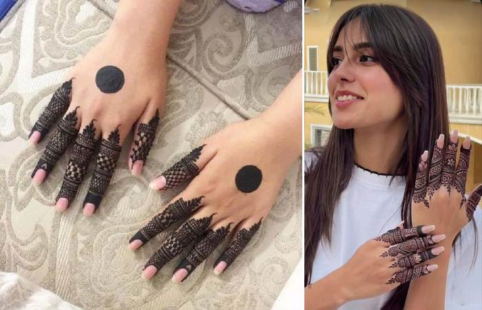 Finger Mehndi Designs Easy and Beautiful 