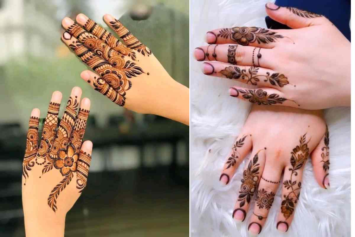 Finger Mehndi Designs Easy and Beautiful