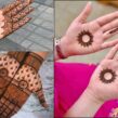 Front Hand Simple Mehndi Design 2022