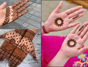 Front Hand Simple Mehndi Design 2022