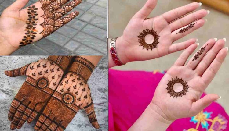 Front Hand Simple Mehndi Design 2022