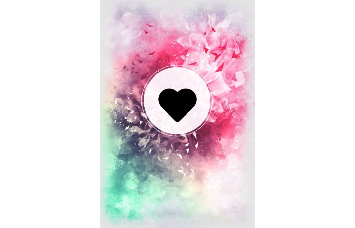 Design Tips and Ideas Heart Pink Splash Instagram Highlight Covers