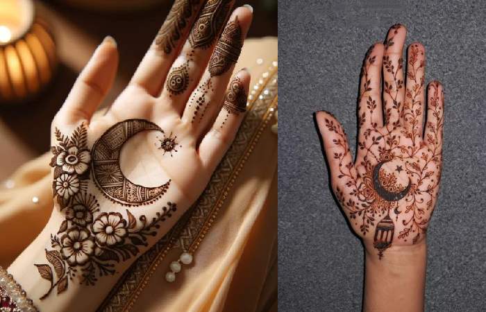 Moon Mehendi Design