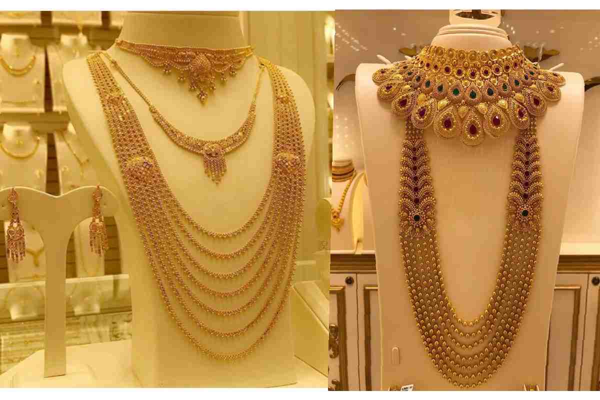 New Rani Haar Designs In Gold