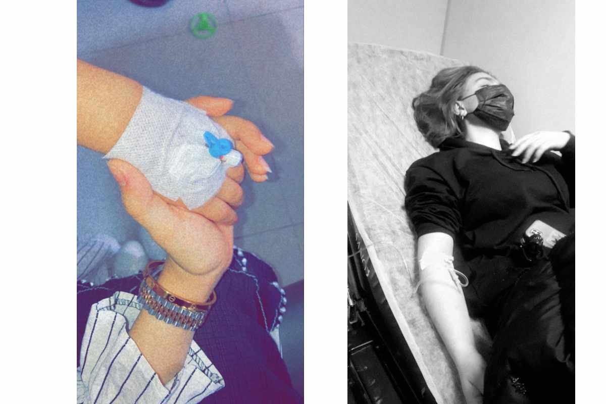 Snapchat Instagram Girl Hand In Hospital