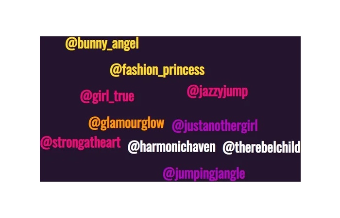 Short Aesthetic Usernames For Instagram For Girl