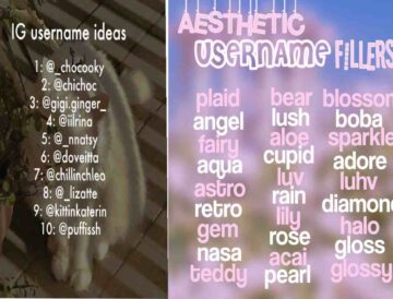 Short Aesthetic Usernames For Instagram For Girl