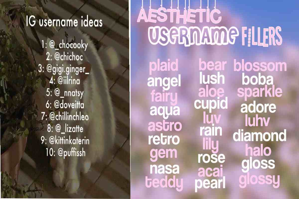 Short Aesthetic Usernames For Instagram For Girl